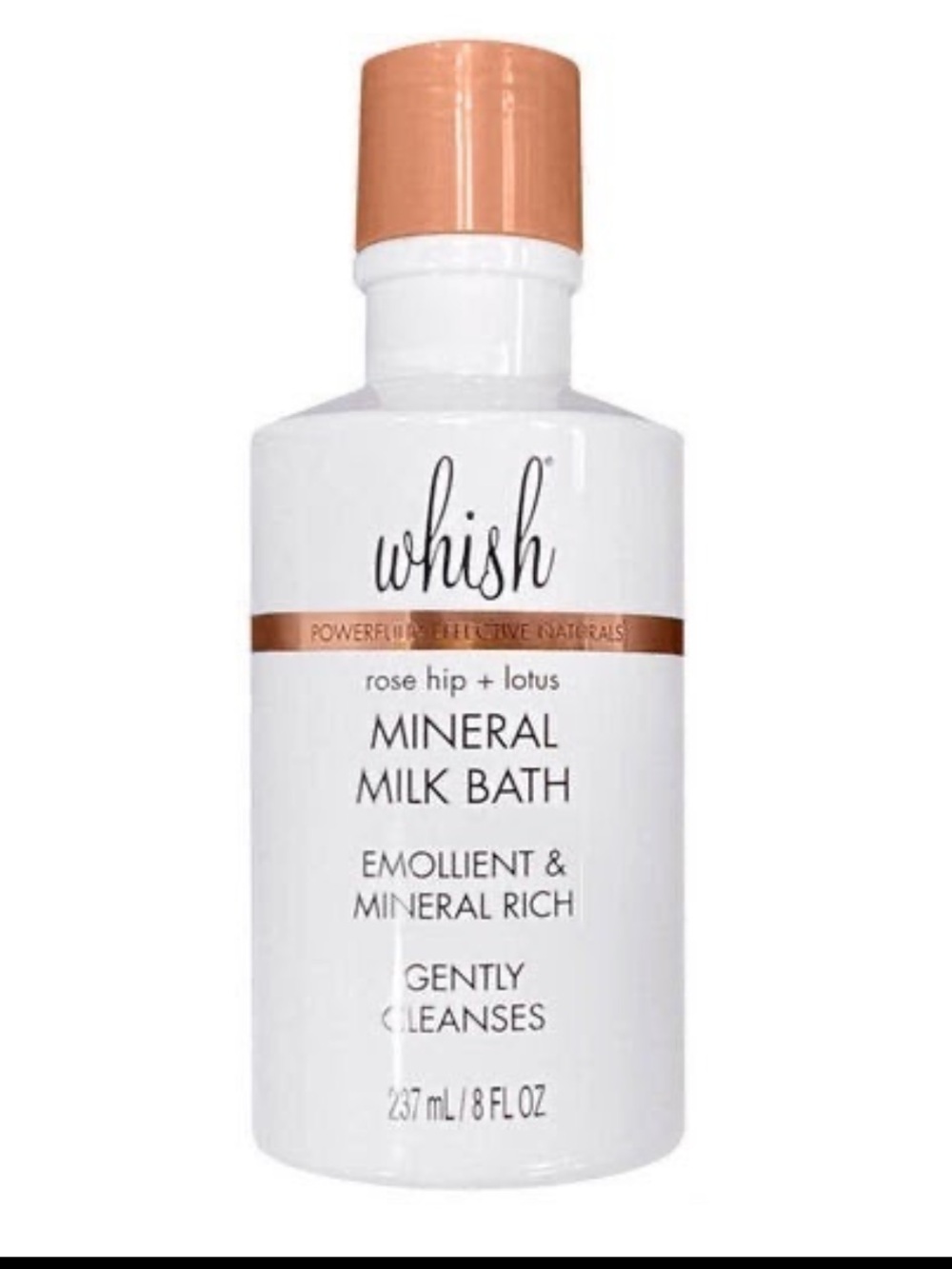 WHISH Mineral Milk Bath with Rose Hip & Lotus NEW $38 gentle cleanses